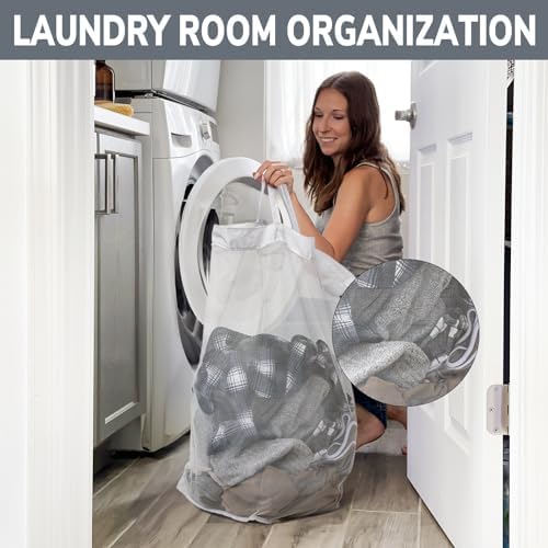 Goodpick 75L Rolling Dirty Clothes Hamper with Wash Bag for Laudnry - Image 5