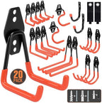 TONDA Garage Hooks, 20 Pack Wall Storage Hooks for Bike, Ladder and Tools by TONDA