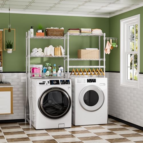 Golpart Laundry Organizer Shelves Over the Washer and Dryer Storage Shelf - Image 7