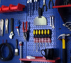 Wall Control 30-P-3232BU Blue Metal Pegboard Pack - Image 6