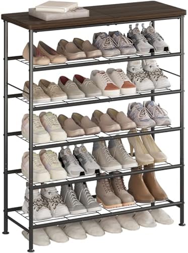 SUOERNUO 6 Tier Shoe Rack Organizer for Closet Shoe Storage for Entryway by SUOERNUO