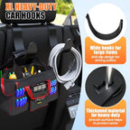XL Hard Hat Headrest Hooks for Truck Heavy-Duty Car Seat Back Organizer - Image 3