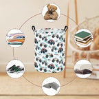 Monster Truck Fabric Storage Bin Nursery Organizer Basket - Image 7