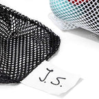 Champion Sports Mesh Equipment Bag – Heavy-Duty Nylon Drawstring Bag with Lock & ID Tag, Breathable Storage Sack for Balls, Swim Gear, Laundry & Toys, Multiple Sizes & Colors - Image 5