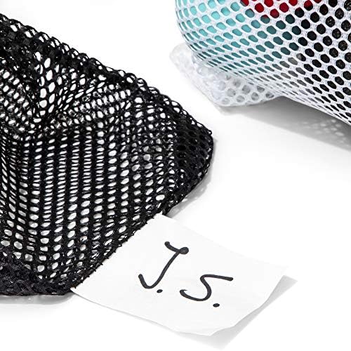 Champion Sports Mesh Equipment Bag – Heavy-Duty Nylon Drawstring Bag with Lock & ID Tag, Breathable Storage Sack for Balls, Swim Gear, Laundry & Toys, Multiple Sizes & Colors - Image 5