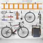 Heavy Duty Steel Hooks - Wall Mount Organizer for Garage & Garden Tools, Hoses & More (4, Small) - Image 7