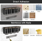 iHave Toothbrush Holders for Bathrooms Wall Mounted with Dispenser & 4 Cups - Image 5