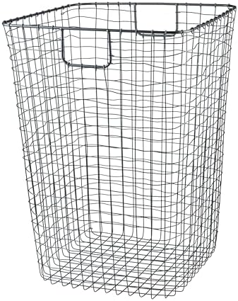 G.E.T. WB-301-MG Heavy Duty Iron Wire Utility Storage Basket, Square, 16.5" x 16.5" x 25" - Image 2