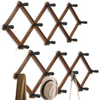 WGFKVAS 2 Pack Accordion Hat Rack for Wall by WGFKVAS
