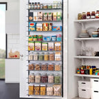 ElegantArray 9-Tier Pantry Door Organizer, Deep Gray by Unknown