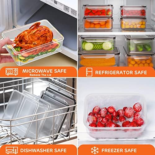 44 PCS Airtight Food Storage Container with Lid (22 Lids & 22 Containers) - Image 6
