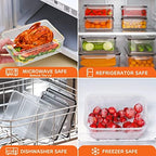 52 PCS Food Storage Container with Lid Airtight (26 Lids & 26 Containers) - Image 5