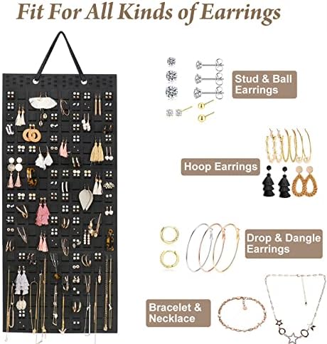 RESOVO Extra Large Hanging Earrings Organizer & Holder - Image 3