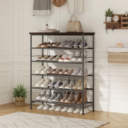 SUOERNUO 6 Tier Shoe Rack Organizer for Closet Shoe Storage for Entryway - Image 4