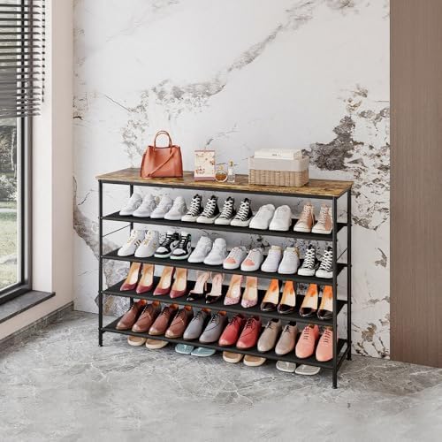 INGIORDAR 4 Tier Long Shoe Rack Storage Organizer Shelf for Closet Entryway - Image 6