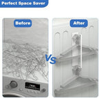 Magnetic Hanger Organizer, 2Pack Hangers Holder for Dryer/Washing Machine, Holding up to 30 Velvet/Wire/Plastic Hangers, Perfect Space Saver for Laundry Room (2, White) - Image 5