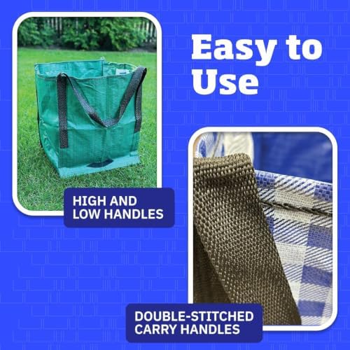 DURASACK Heavy Duty Storage Tote Bag 22-Gallon, Mauve, Pack of 4 - Image 5