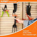 HUPBIPY Garage Hooks Heavy Duty 10 Pack, Wall Mount Ladder Hooks - Image 4