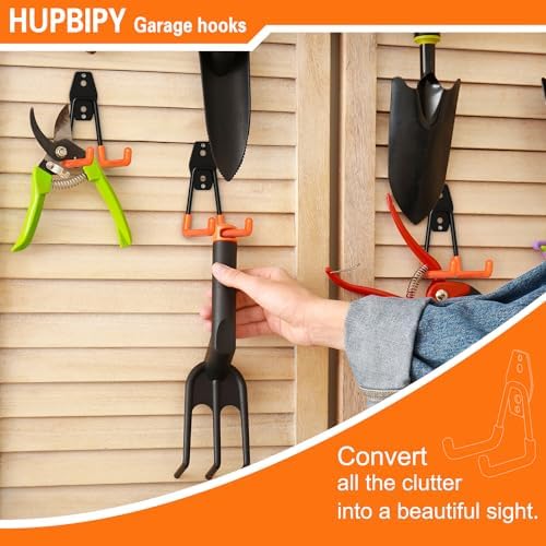 HUPBIPY Garage Hooks Heavy Duty 4 Pack, Wall Mount Ladder Hooks - Image 4