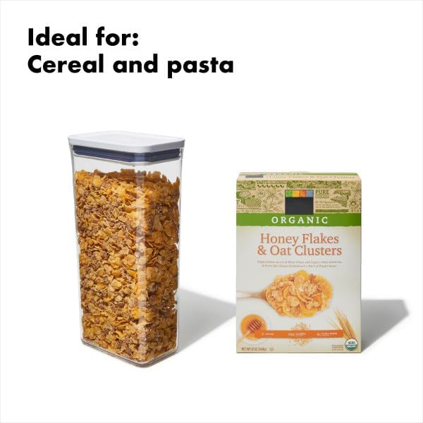 OXO Good Grips POP Container - Rectangle Tall 3.7 Qt,transparent,(Pack of 8) - Image 2