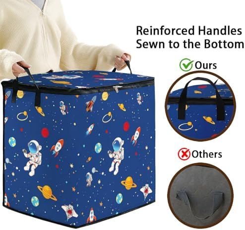 2pcs blanket storage bag for under bed,closet organizers 95L - Image 4