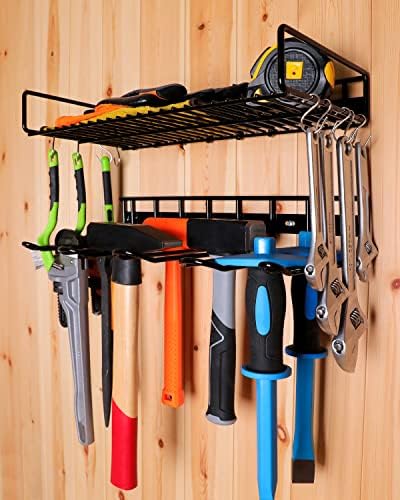 UNITEDPOWER Wall Mounted Power Tool Organizer Holder, Heavy Duty Utility Storage Rack for Battery Powered Hand Tools, Cordless Drill Rack, Workshop, Shed, Garage, Home - Image 2