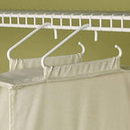 Household Essentials 311344 10 Pocket Hanging Shoe Storage Organizer for Closets | Natural Canvas - Image 5