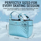 Kami-So Ice Skate Bag Tote | Skate Bag Organizer with Multi-purpose Pockets | Ideal for Water Bottle, Gloves & Accessories - Image 4