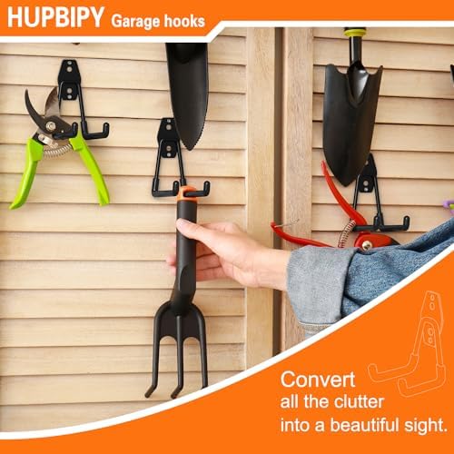 HUPBIPY Garage Hooks Heavy Duty 4 Pack, Wall Mount Ladder Hooks - Image 4