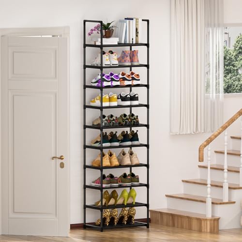 OYREL Shoe Rack - Sturdy Metal Shoes Storage Organizer for Closet, Entryway - Image 2