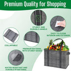 VENO 2 Pack Extra Large Reusable Grocery Shopping Bags Utility Tote - Image 4