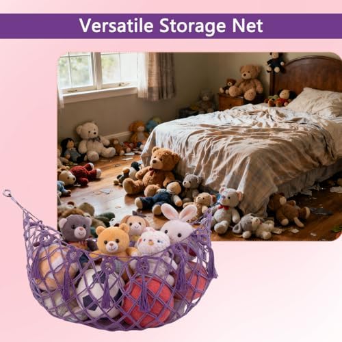 Sports Ball Storage Net，Sport Equipment Storage Hanging Hammock，Organizer Net for Basketball,Volleyball,Football - Image 6