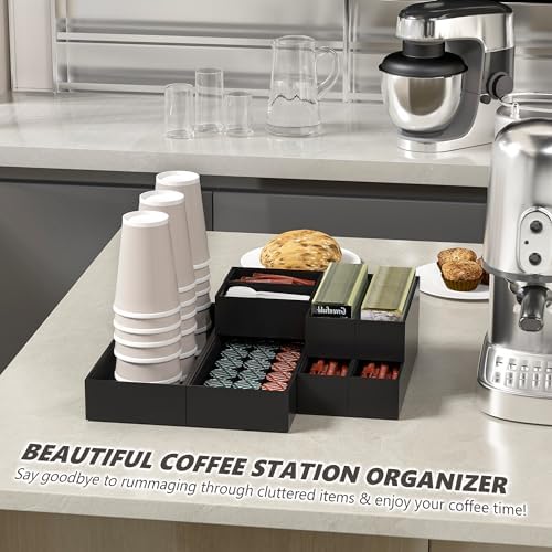 Bamboo Kitchen Drawer Organizer, 2-Pack, 6" x 3" x 2.5", Black - Image 6