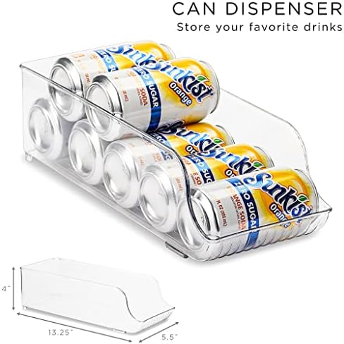 Sorbus Fridge Organizers and Storage Bins for Pantry & Fridge (6 Piece Set) - Image 4