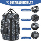 Baseball Bucket Bag 6 Gallon Multi Pockets Softball Coaching Equipment Bag - Image 4