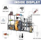 WALMANN Garage Sports Equipment Organizer Stand, Freestanding Ski Rack - Image 6