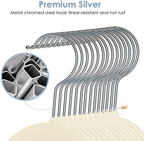 Velvet Hangers Space Saving Non Slip Pant Velvet Hangers Multi Layer Hanger - Image 4