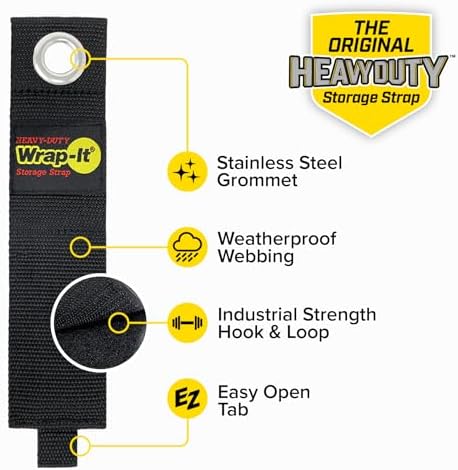 Heavy-Duty Wrap-It Storage Straps - Assorted 9-Pack - Image 5