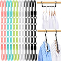 Closet Organizers and Storage, Magic Space Saving Hangers for 60 Heavy Clothes, College Dorm Room Essentials, Sturdy 360° Swivel Hooks Cascading Hanger, Bedroom Home Organization Essentials, 12 Pack by MSHALADE