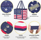 BALEINE 1PK Reusable Grocery Bags, Heavy Duty Shopping Tote Bag - Image 3