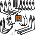 HUPBIPY 18 Pack Garage Hooks Heavy Duty, Wall Mount Ladder Hooks by HUPBIPY