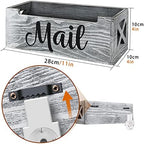 Wooden Mail Organizer Countertop - Image 4