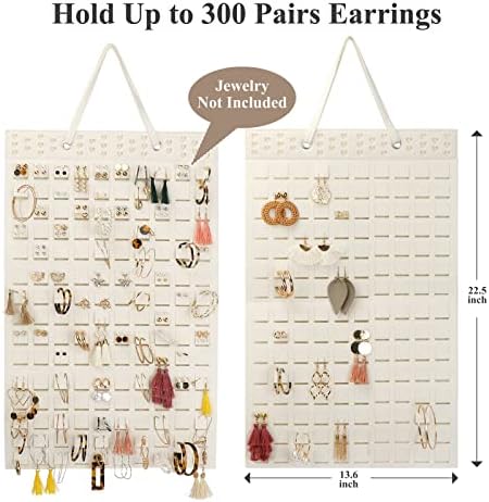 RESOVO Hanging Earrings Organizer & Holder 1 Pack - Image 2