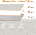 Fab totes 90L Clothes Storage, Foldable Thick Fabric Blanket Storage Bags | Foldable Containers with Zippers,Window and Handles for Organizing Bedroom, Closet, Comforter, Bedding,Dorm essentials - Image 6