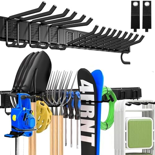 KOFANI 48IN 700LB Heavy Duty Garage Tool Organizer Wall Mount Storage Rack by KOFANI-USDirect
