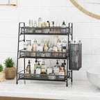 EKNITEY Bathroom Countertop Organizer Shelf - 3 Tier Counter Spice Rack - Image 2
