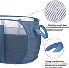 Pop Up Laundry Hamper，with Durable Handles collapsible laundry basket，Easy to Open and Fold for college Dorm,kids room，travel (Blue)… - Image 5