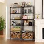 SINGAYE 6 Metal Shelves Wire Shelving Storage Shelf Adjustable Unit Pantry - Image 2