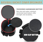 Baseball Bucket Bag Baseball Coaching Accessories Organizer - Image 5