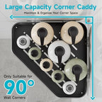 Veken Aluminum Corner Shower Caddy 4-Pack, Never Rust&Large Capacity, Grey - Image 4